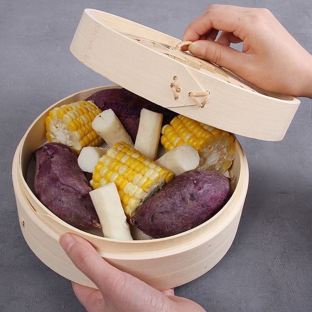 Bambus-Dampf korb mit Deckel K – Bao Steamer Bamboo Bewertung und Preis