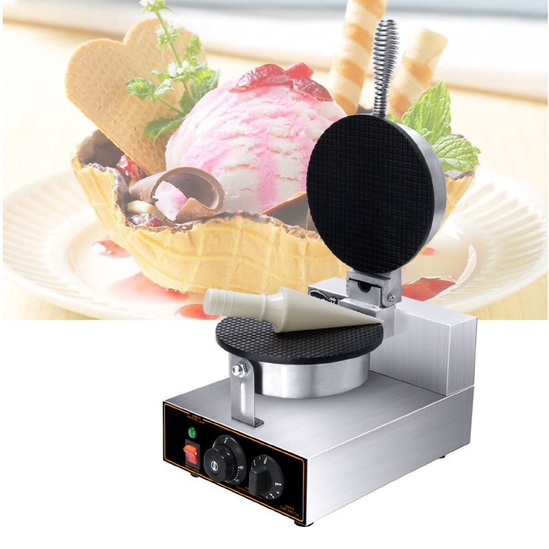 Kommerzieller Doppel-Rundwaffe – Waffle Cone Maker Bewertung und Preis