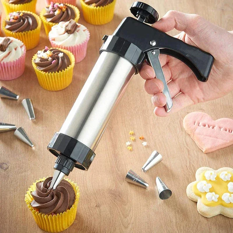 Kekspresse-Set aus Edelstahl,  – Churros Maker Gun Bewertung und Preis