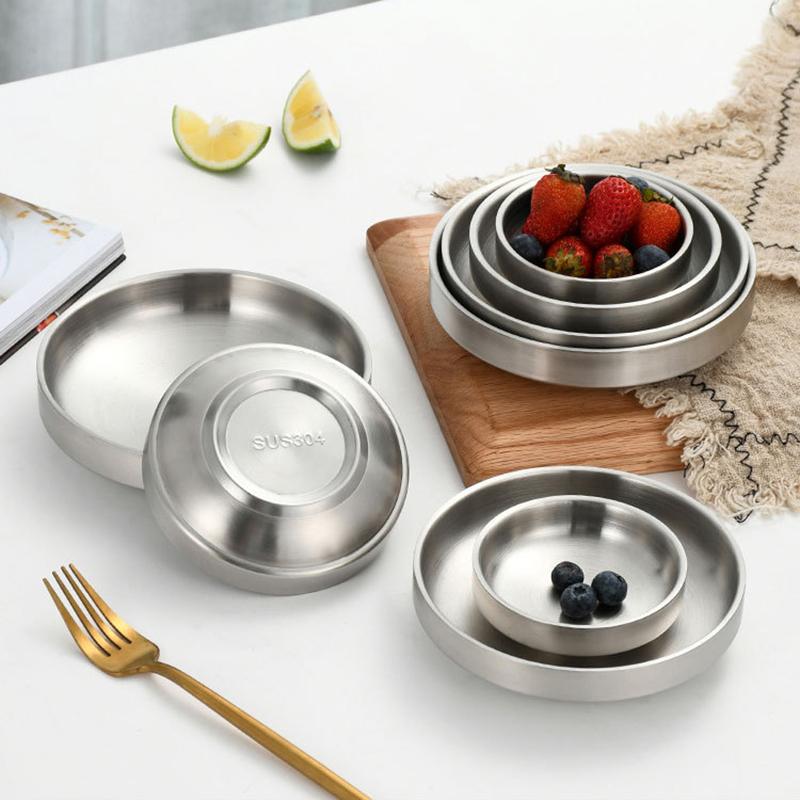 Edelstahlplatte mit flachem Bo – Dim Sum Basket Bewertung und Preis